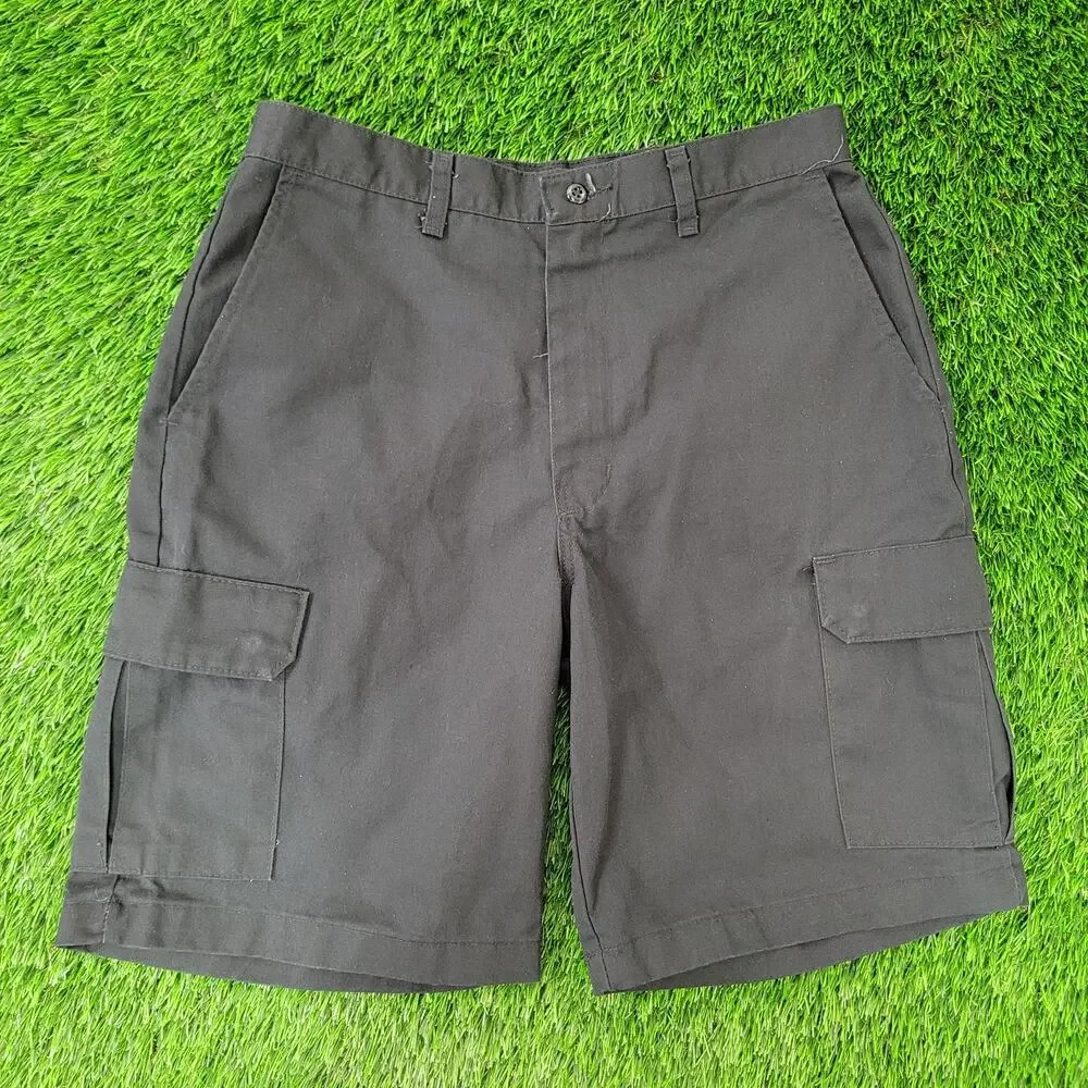 Vintage Y2K RedKap Cargo Shorts 30x9 Black